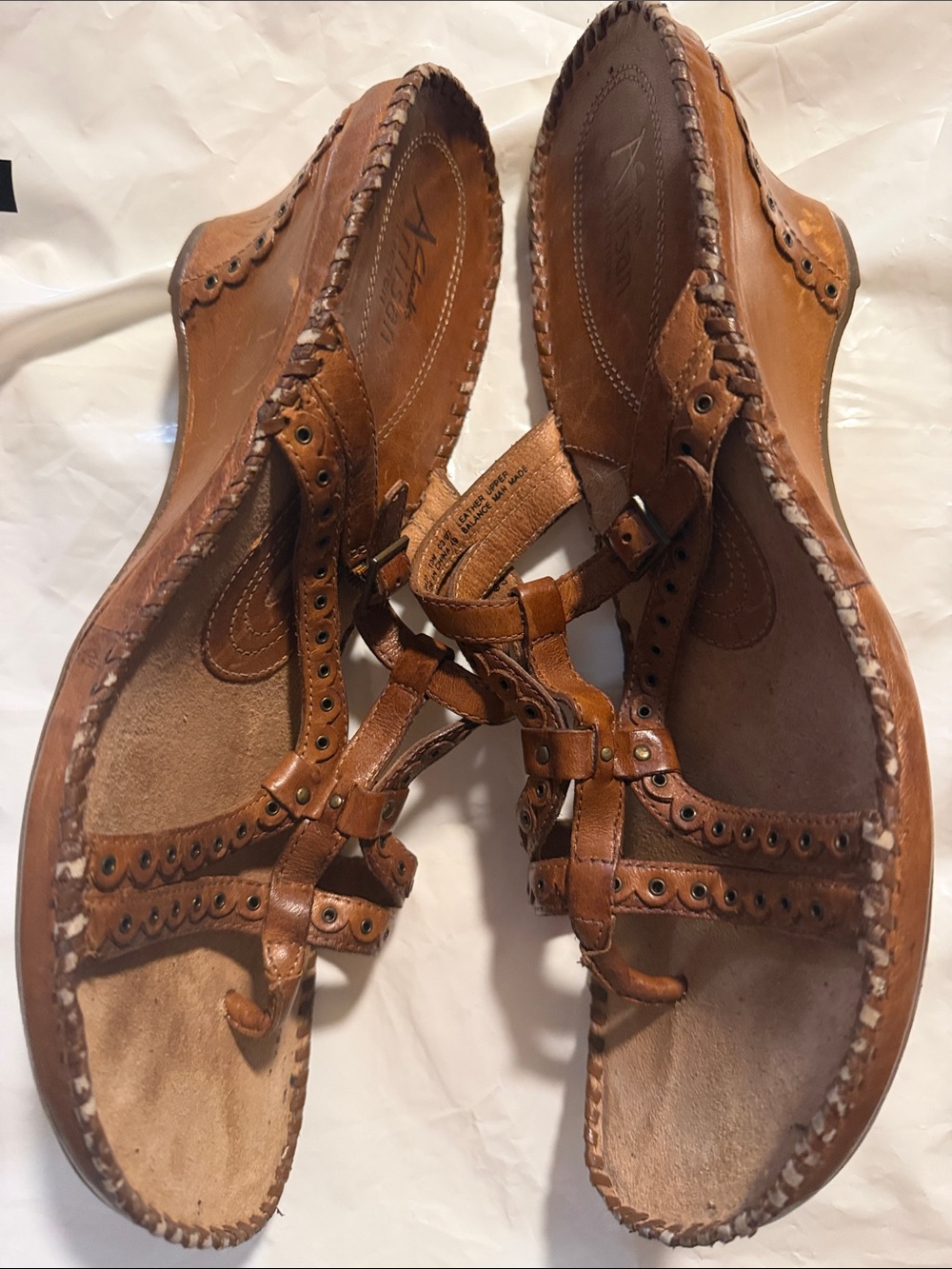Clarks sandals brown leather - Picture 4 of 7